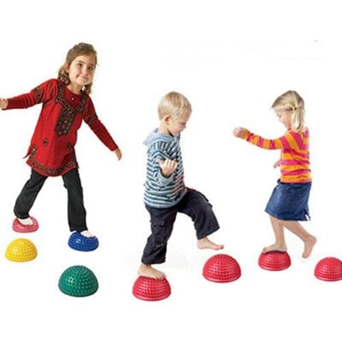Yoga Half Ball Stepping Stones Outdoor Toys Indoor Games for Kids Children Sport Balance Hemisphere Massage Ball Buitenspeelgoed