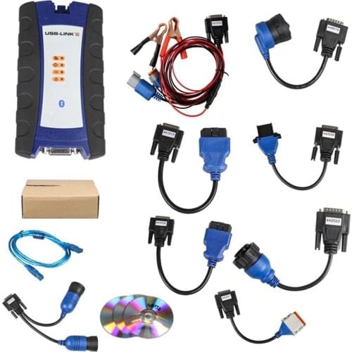 New For NEXIQ-2 USB Link Truck Diagnostic Scanner USB BT DieseI Truck For Cummins ISUZU Heavy Duty Truck Diagnostics Instrument
