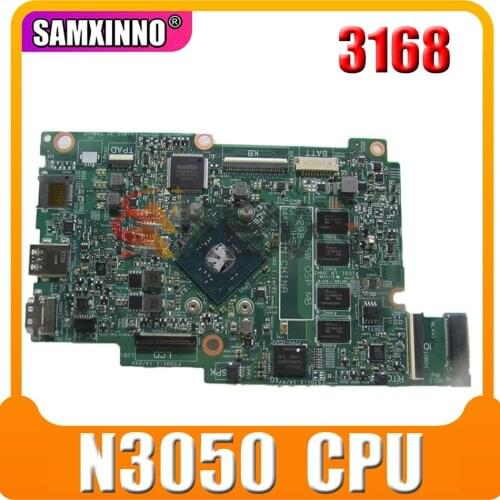 Original Laptop motherboard For DELL Inspiron 3168 Core Celeron N3050 Mainboard CN-02YV73 02YV73 15298-2 SR29H