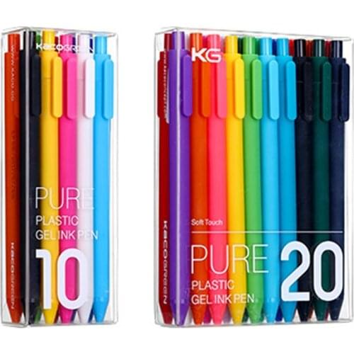 20 Colors Candy Gel Pen Kawaii Pure DIY Diary Journal Drawing Graffiti Write Handle Creative Student Stationery School Supplies