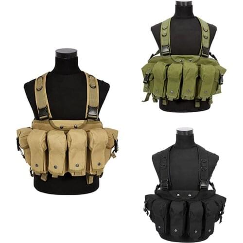 Military Tactical Vest Airsoft Ammo Chest Rig AK 47 Assault Plate Carrier Vests CS Outdoor Equipment Mini Miniature Hunting Vest