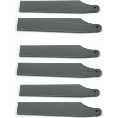 Tarot Helicopter Parts 6pcs 450Tail Blade propeller 65MM Green /Orange /Yellow / Red /Black TL45035