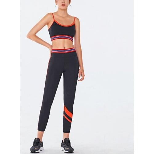 RZAHUAHU Yoga Clothing Set Sports Suit Women Sportswear Sports Outfit Fitness Set Athletic Wear Gym Workout Clothes For Women