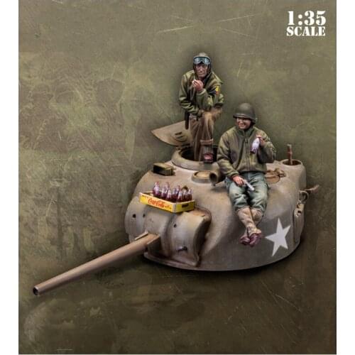 1/35 Resin Model Figure GK，Including the turret, Unassembled and unpainted kit