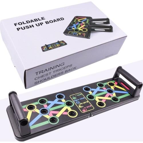 14 in 1 Push Up Steel Push-Ups Stand Fitness Equipment Pectoral Muscle Training Device Push Up Support Body Building Exercise