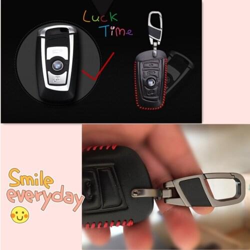 2020 new style Genuine leather car KEY bag for BMW X1 X3 X5 X6 X4 E30 E34 E36 E38 E39 E46 E52 E53 E60 E90 accessories
