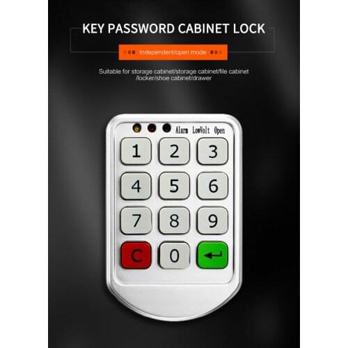 2021 Intelligent Cabinet Locks Electronic Password Keypad Lock Digital Combination Code Lock For Public/private Storage Cabinet