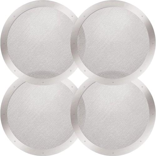 4-Pack Reusable Stainless Steel Filters for AeroPress Coffee Makers