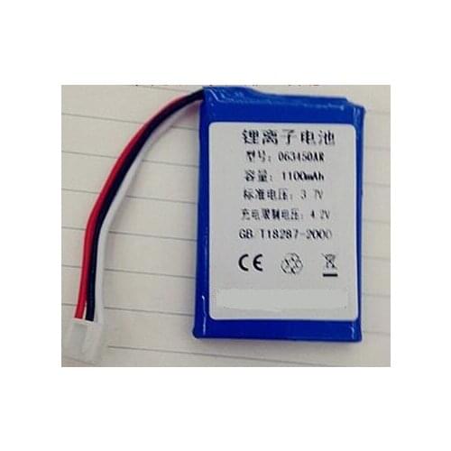 Free shipping 3.6v 1100mAh 063450 lithium battery Rechargeable battery cordless phone battery