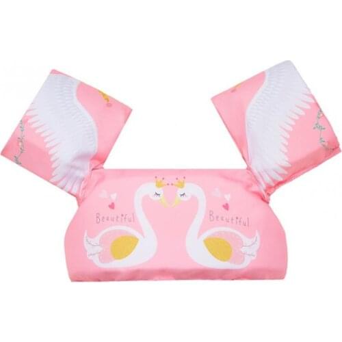 Kids Swimming Trainer Swim Pool Float Arm Bands Buoy Floater Tube Swan