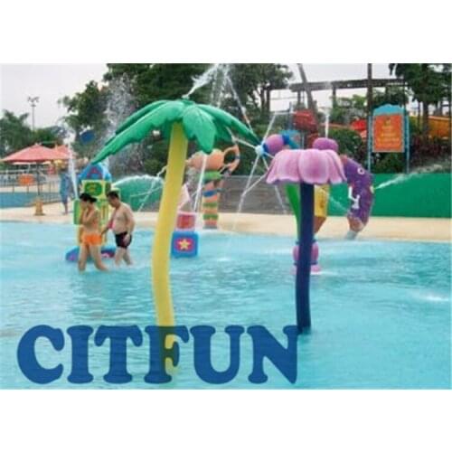 Coconut tree spray kids water playground;attractive water park swimming pool accessory AG-002F