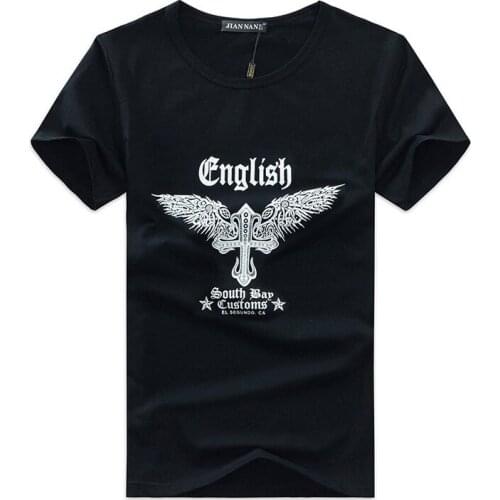 T Shirt Men Cotton T Shirt Tees O-Neck Men Short Sleeve Shirts 5 Colors Plus Size 5XL