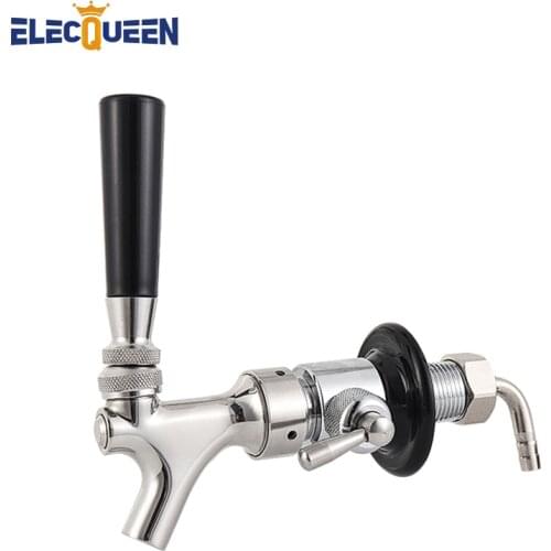 US Standard Beer Tap with Flow Control Valve, G5/8 Shank Adjustable Draft Beer Faucet Tap Homebrew Kegerator Tap Dispenser 2020