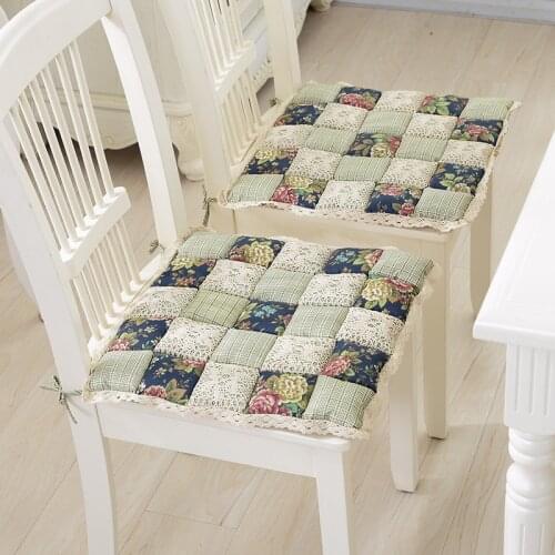 1 Pcs Anti-decubitus Cotton Chair Cushion 24 Colors Fashion Office Square Cushion Student Chair Cushion Home Decor Thicken