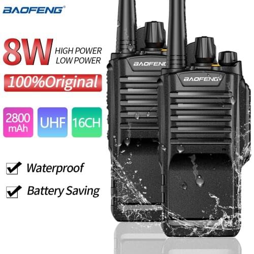 2pcs Baofeng BF-9700 Waterproof IP67 Walkie Talkie High Power CB Ham 50 20 KM Long Range UV9R portable Two Way Radio hunting