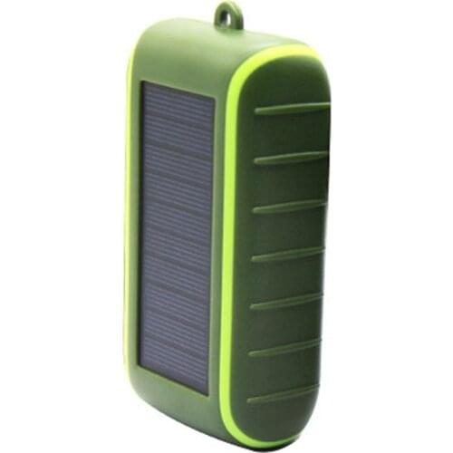 8000mAh Hand Crank Solar Power Bank Charger Portable Waterproof LED Flashlight