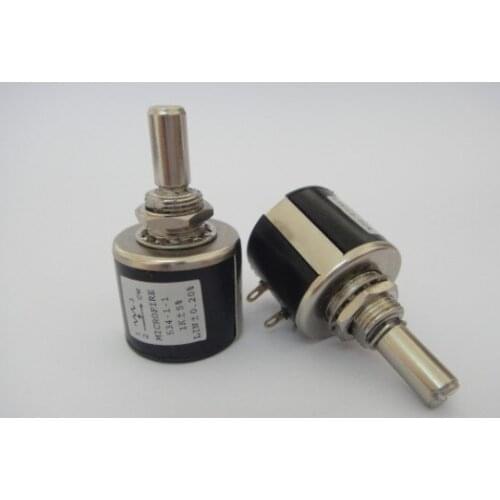 [VK] potentiometer Microfire 534-1-1 1K 2K 5K 10K 20K 50K 6mm shaft Precision multicoil wire-wound potentiometer switch