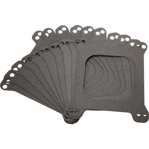 New 10pcs Carburetor Carb Gasket Auto Oil Engine Gaskets Replacement for Holley Edelbrock Carter Open 4 BBL SBC BBC 350