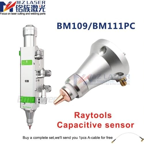 Raytools BM109/BM111 PC Fiber Laser Pipe Cutting Head 3D TRA Capacitance Sensor Ceramic Ring Nozzle Connector Empower