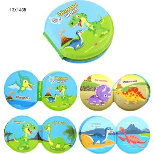 Colorful Bath Books Baby Educational Toy Intelligence Development EVA Waterproof Bathtub Floating Cognize Bath Book for Toddlers
