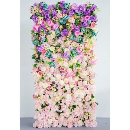 Wedding decoration props rose artificial flower simulation flower wall wedding scene layout shop window studio background wall