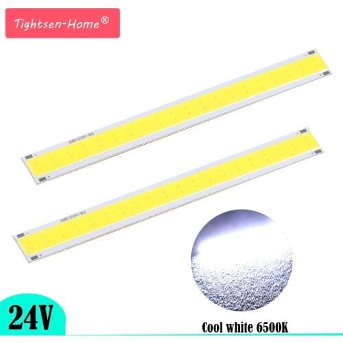24V LED Light COB Strip Bulb 4W LED Panel Lamp source Cold White Color 140*15mm Chip on board for DIY Work Lights LED Lighting