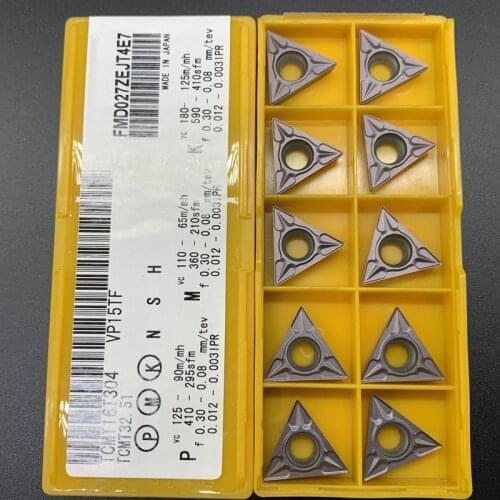 10PCS TCMT16T304 MA VP15TF UE6020 US735 carbide Insert turning tool Internal Turning Tool Cutting CNC inserts Lathe cutter tools