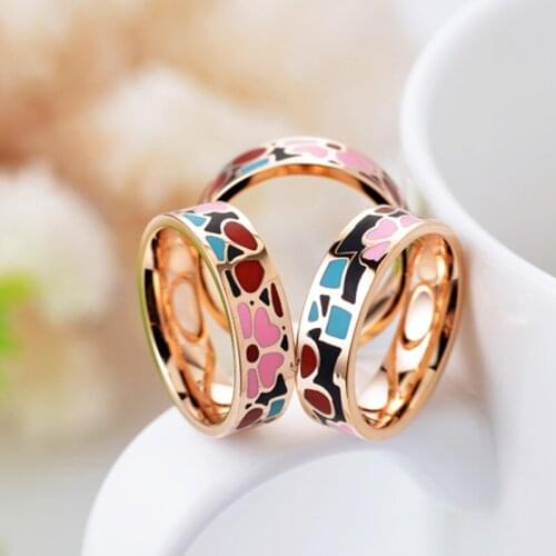 2018 New Arrival 316L Stainless Steel Random Send Ring Charming male ring Wedding Ring Wholesale Brand Jewelry