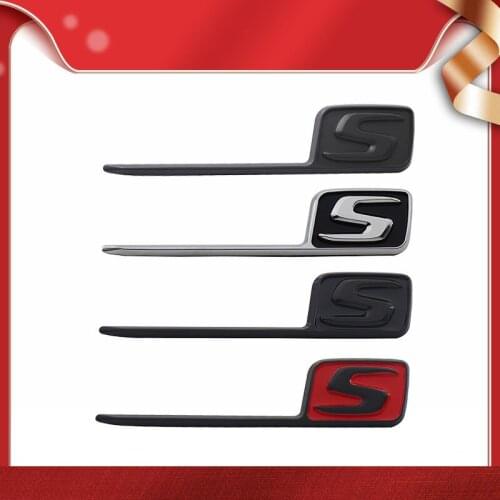 3D Premium S for W117 Cla45 W204 W205 C63 E63 W212 W207 W176 A45 W156 car Hood Fender trunk Tail Rear Decal Emblem Badge Sticker