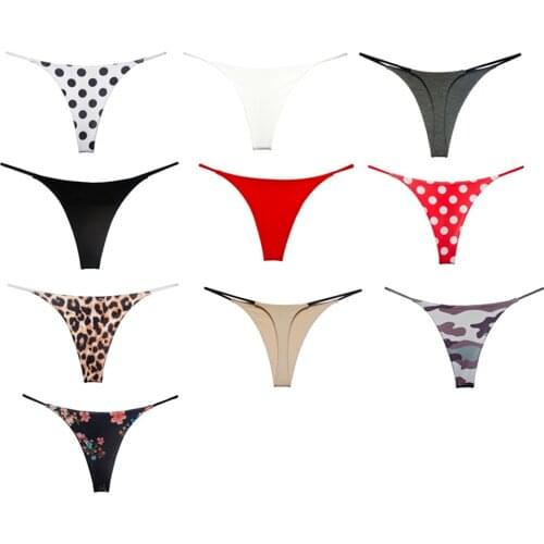 4 PCS/Lot Double-Layer Fashion Girls Erotic T-Back G-String Female Cool Sexy Wild Quality Women Thongs Healthy Cotton Underpants
