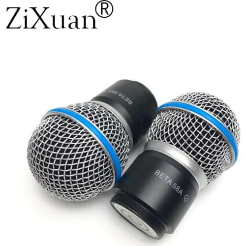 5pcs Professional Wireless Microphone Handheld MIC Beta58a Head Capsule Grill for Shure SM58 BETA58 BETA58A BETA PGX24 SLX24