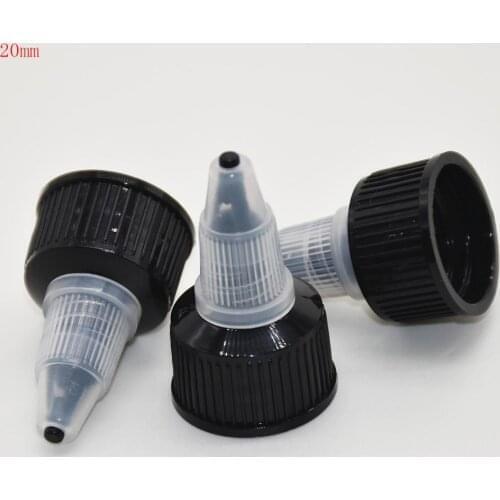 1000pcs/lot Wholesale,20-410 Tiwst Cap,20mm Dropper Bottle Cover,Hair Glue Bottle cap,Plastic Bottle Cap