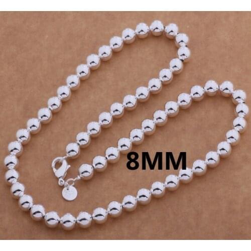 AN650 Trendy wholesale r Necklace, r fashion jewelry Beads 8 mm necklace /cbhaksoa carakryar plated