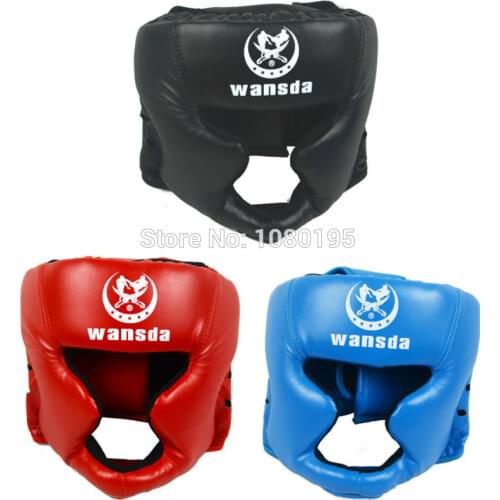 Boxing helmet Closed type boxing head guard Sparring MMA Muay Thai kick brace Head protection NL106
