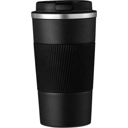 ABSF Travel Mug Reusable Insulated Coffee Cups Vacuum Insulation Stainless Steel Thermal Bottle for Hot Cold Drinks 500Ml
