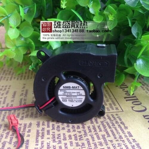 For NMB Turbine Small Blower BM4520-04W-B60 12V 0.34a Two-Wire Double Ball