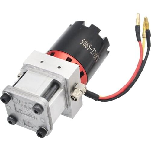10MPa High Pressure Hydraulic Italian Pump With Connection Board For RC Hydraulic Excavator Bulldozer Loader Parts