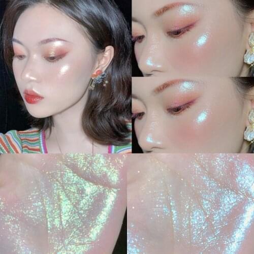 Highlighter Facial Bronzers Illuminating Contouring Shimmer Pink Tone Powder Glitter Palette Face Makeup Glow Face TSLM1