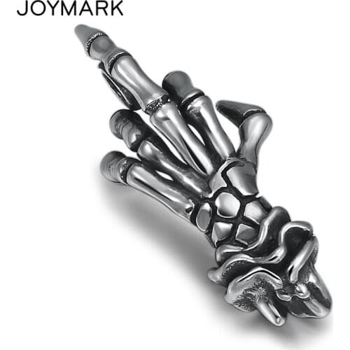 Thai Silver Hip-hop Punk Style Ghost Claw Pendant 925 Sterling Silver Jewelry Pendant Mens Personalized Necklace Pendant TSP248