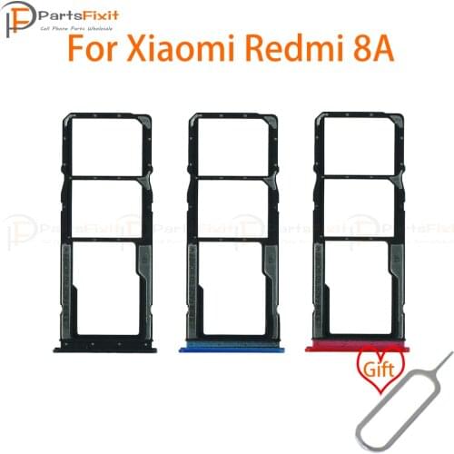SIM Card Tray for Redmi8A SIM Card Slot SIM Card Holder Card Slot Adapter for Redmi 8A Replacement Parts with free Eject Pin