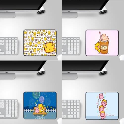Cute Cat Small Mouse Pad 220x180x2MM Anime Mouse Pad Gaming Accessories Laptop Gamer Office Keyboard Kawaii Mouse Pad Desk Mat