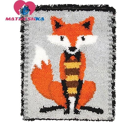 Latch hook rug kits Carpet embroidery carpet embroidery hook needlework button package crafts do it yourself home decor cartoon