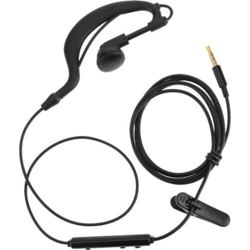 3.5mm Single In-Ear Only Mono Earphone Earbud Headset w/ Mic For Phone for Samsung JUN12 dropshipping headphones