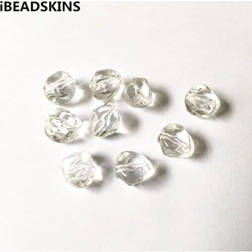 New arrival! 14x13mm 460pcs Clear acrylic twist shape beads for Necklace,Earrings parts,hand Made Jewelry DIY