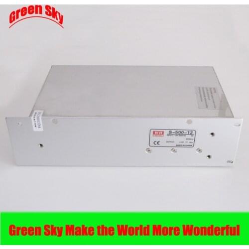 New Arrival Cooling fan Voltage Transformer LED Display 12VDC single output power supply 500w