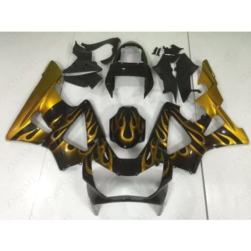 Fairings CBR900 929 2000 - 2001 Black Yellow Frame Fairing Kits CBR 929 2000 Fairings CBR 929RR 01