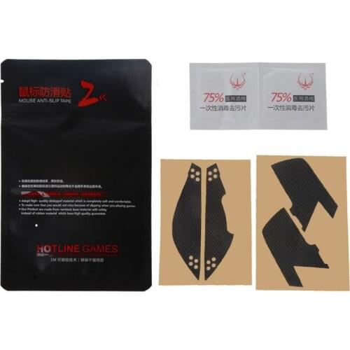 Original Hotline Games Mouse Skates Side Stickers Sweat Resistant Pads Anti-slip Tape For Glorious Model O Odin Mouse M2EC