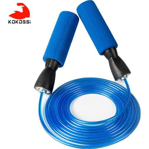 KoKossi Wire Skipping Rope Skipping Sports Training Special Equipment Home Gym Dual-Use Portable Fitness Lose Weight Tool Unisex