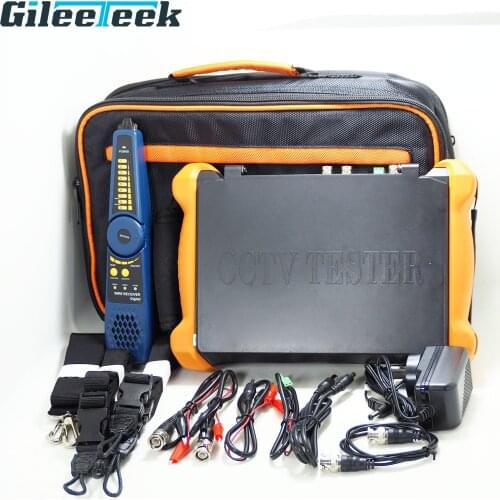 Professional WANGLU CCTV Tester X9 with 8inch Touch Screeen Support Testing 8MP CVI TVI AHD IP Camera Built-in WIFI for Security