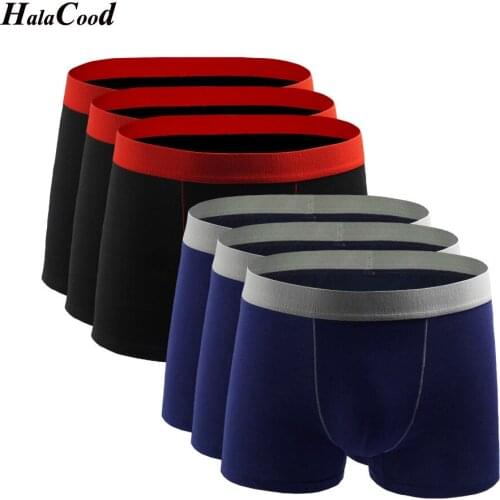 6Pcs/lot Summer New Mens Cotton Boxers Shorts Brand Quality Mr Fashion Sexy EU Plus Size Panties Man Underwear Male Underpant